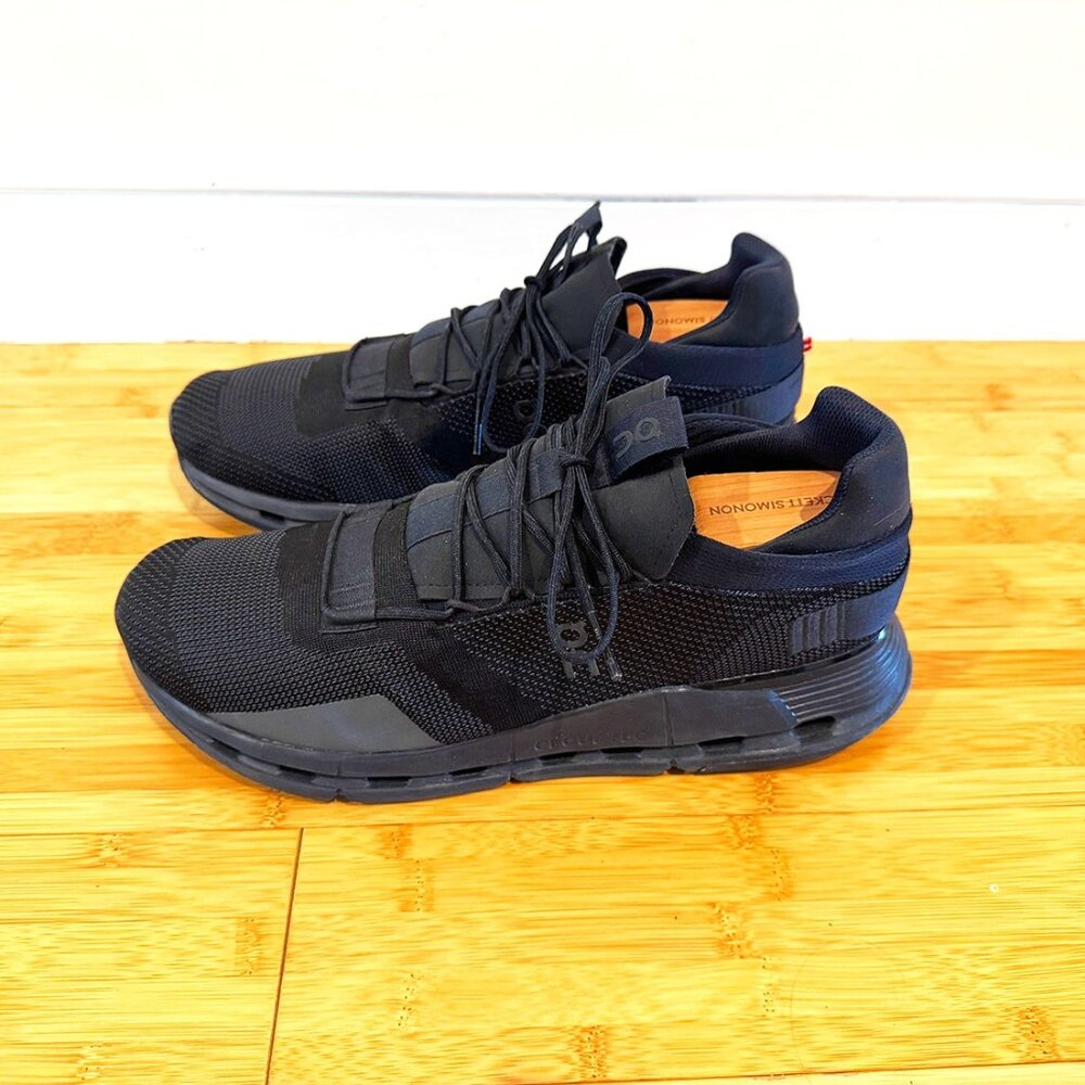 On Running,  Cloudnova 2, Men's size 12, Black / Grey